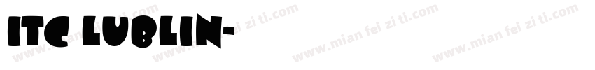 itc lublin字体转换